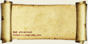 Una Parandilović vizit kartica